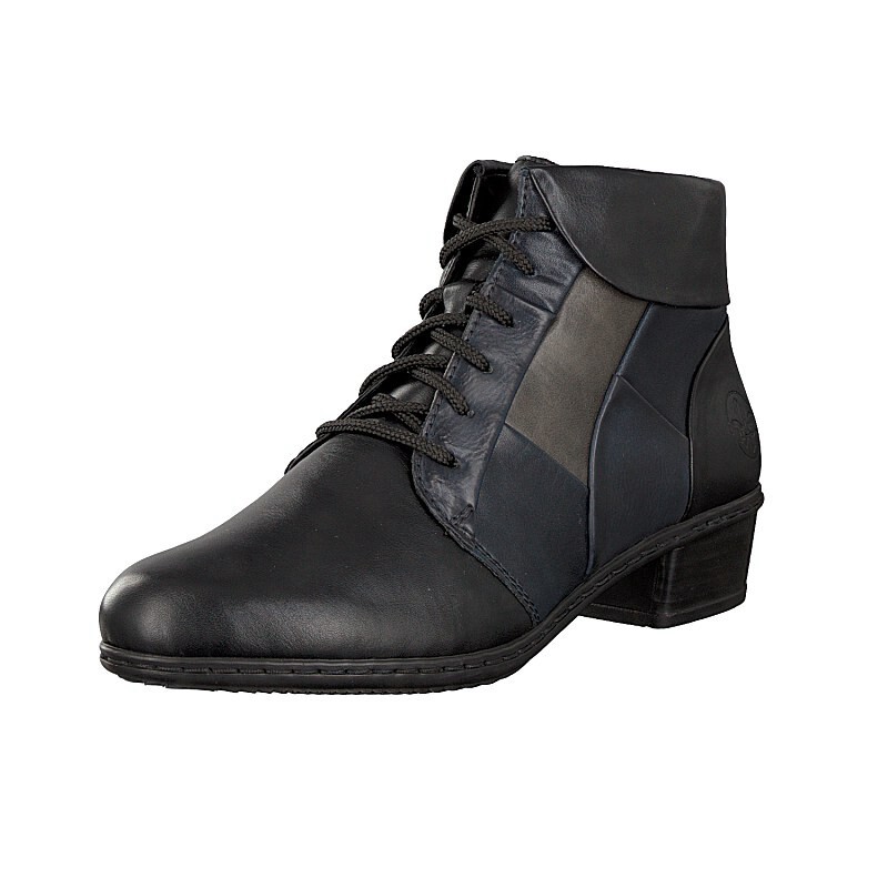 Botas Rieker Y0731-00 Para Mulher - Pretas